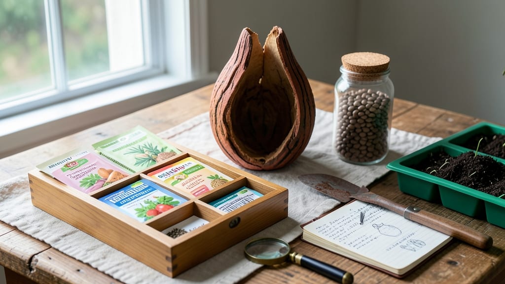 Seed Bank Box: Organized Storage for Long-Term Viability