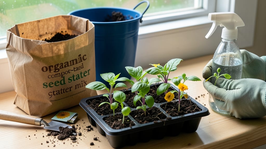 Organic Seed Starter Soil: Lightweight Loam for Fast Sprouts Without Compaction