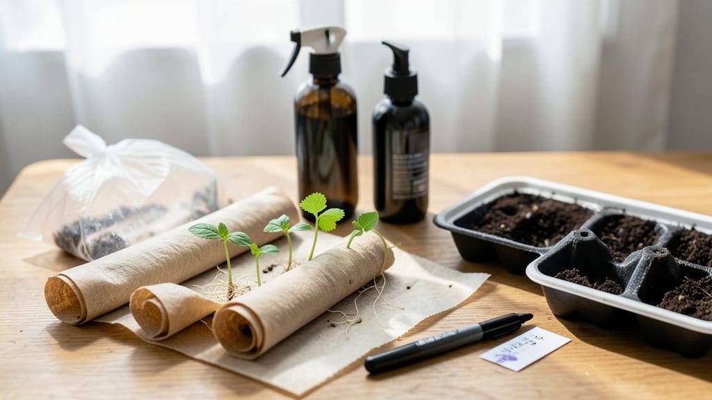Paper Towel Seed Starting: Twist-Free Germination in 7 Days