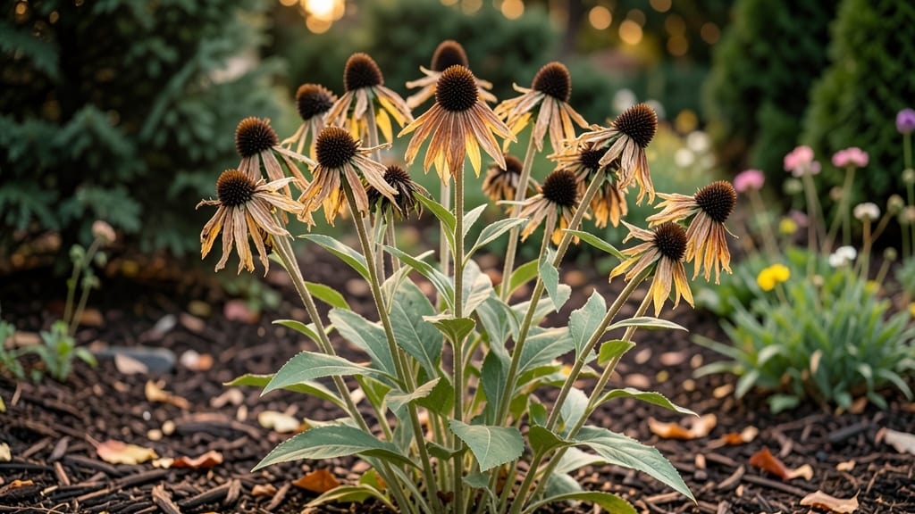 Black Eyed Susan Seed Heads: Twist-Free Harvesting for Viable Seeds Next Year