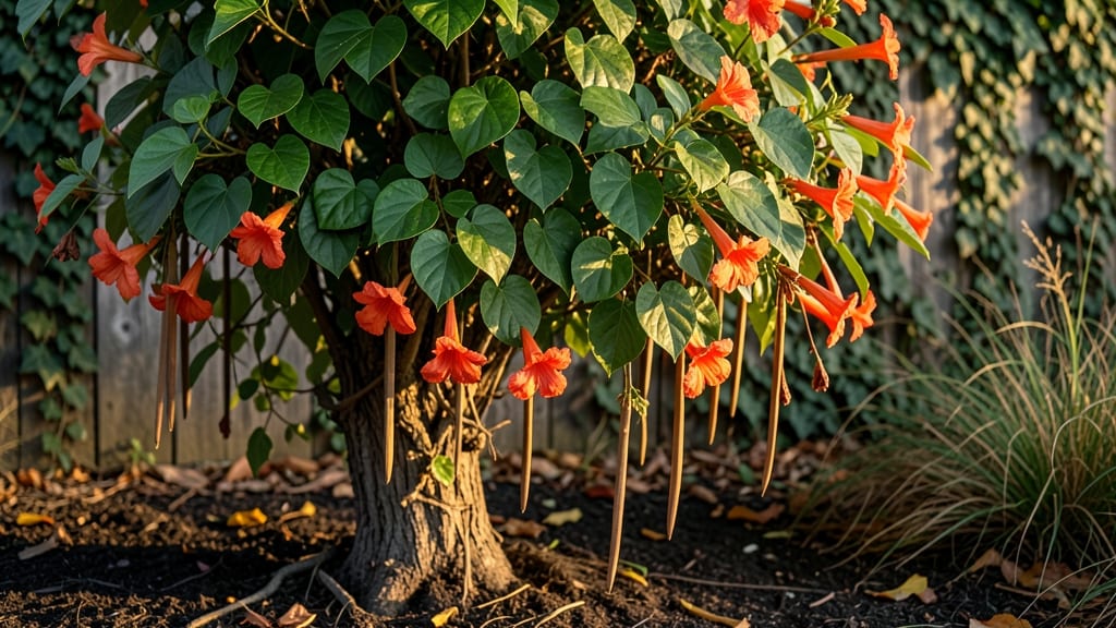 Trumpet Creeper Seed Pods: Bold Vines From Seed in 60 Days