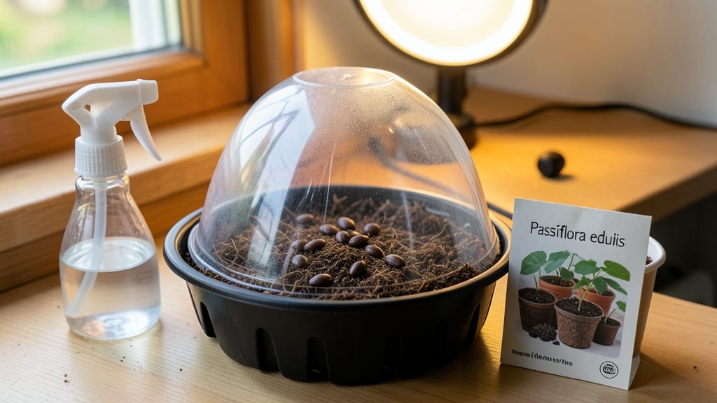 Passion Flower Seeds Germination: Twist-Free Extraction for Viable Sprouts
