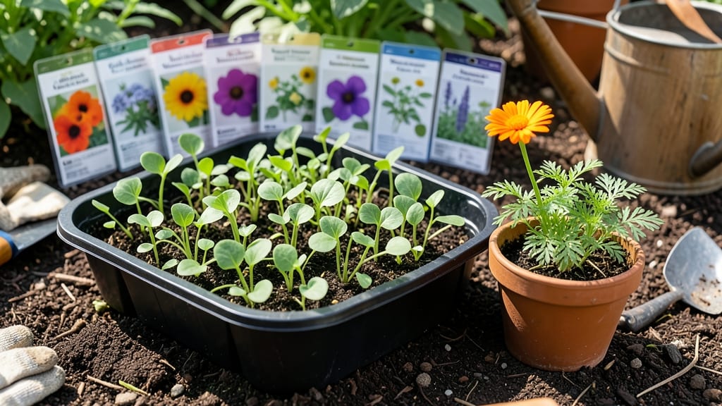 Edible Flower Seed Mix: Year-Round Blooms From Single Packet