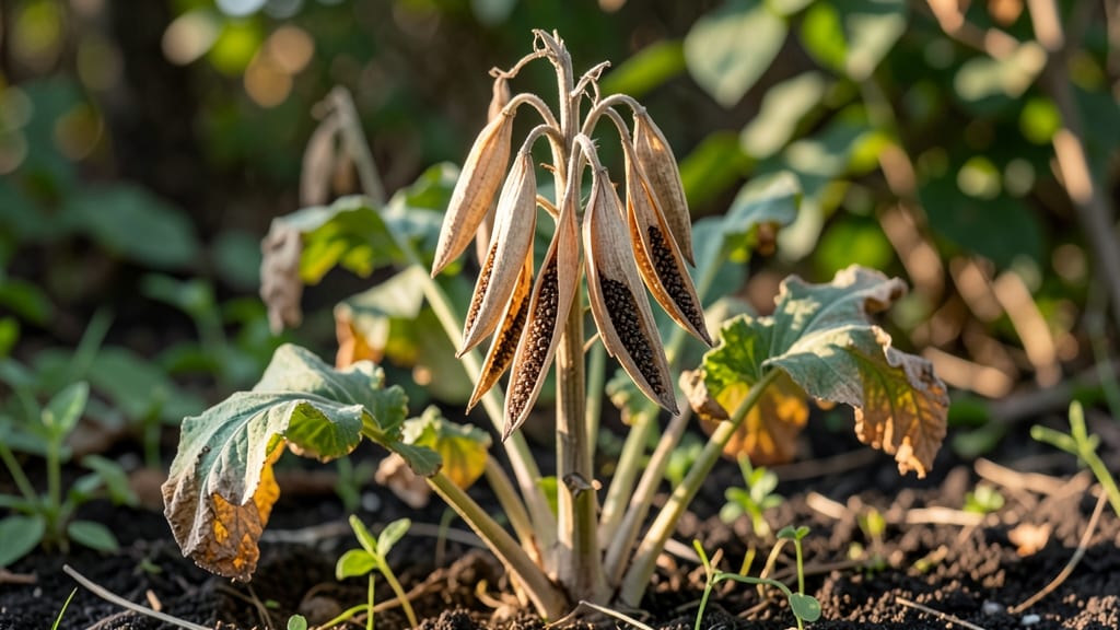 Lettuce Seed Pods: Twist-Free Harvesting for Viable Seeds Year-Round