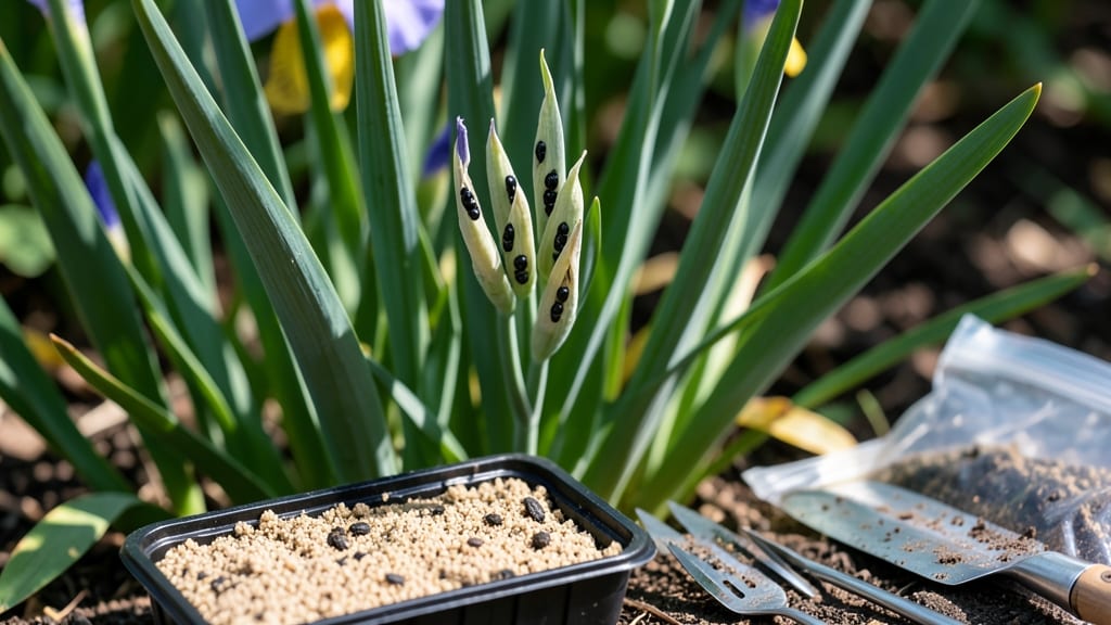 Planting Iris Seed Pods: Twist-Free Extraction for Strong Roots Next Year