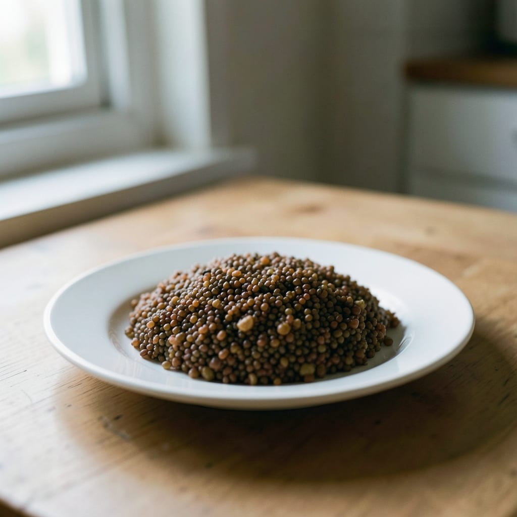 The dish as the corrected method produces it
