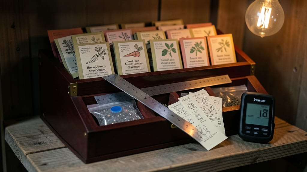 Vegetable Seed Vault Kit: Year-Round Viability With Zero Waste Storage