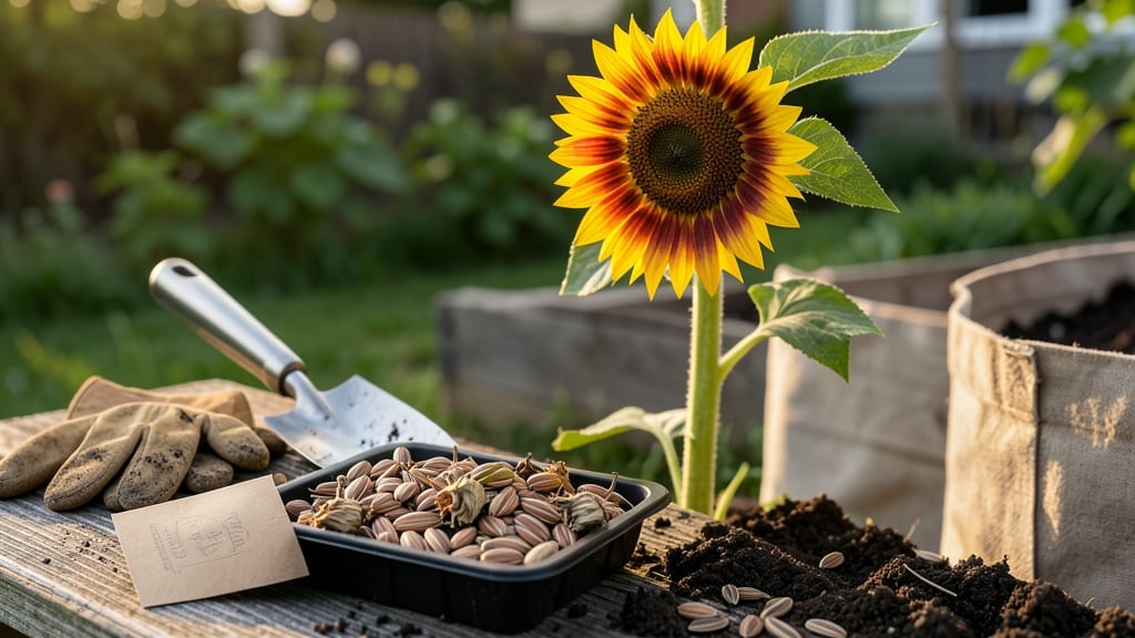 Rainbow Sunflower Seed Grow a Garden: Bold Colors From Seed to Stalk