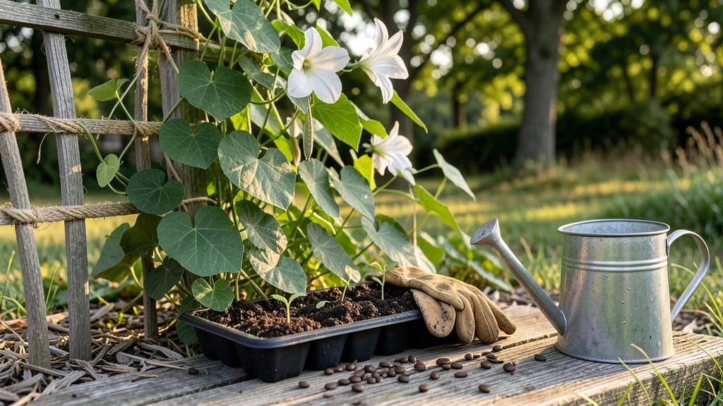 Moonflower Seeds Grow A Garden: Night-Blooming Vines From Seed to Stunning Display