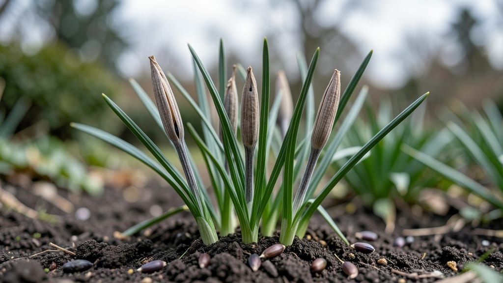 Crocus Seed Pods: Twist-Free Harvesting for Viable Blooms Next Year