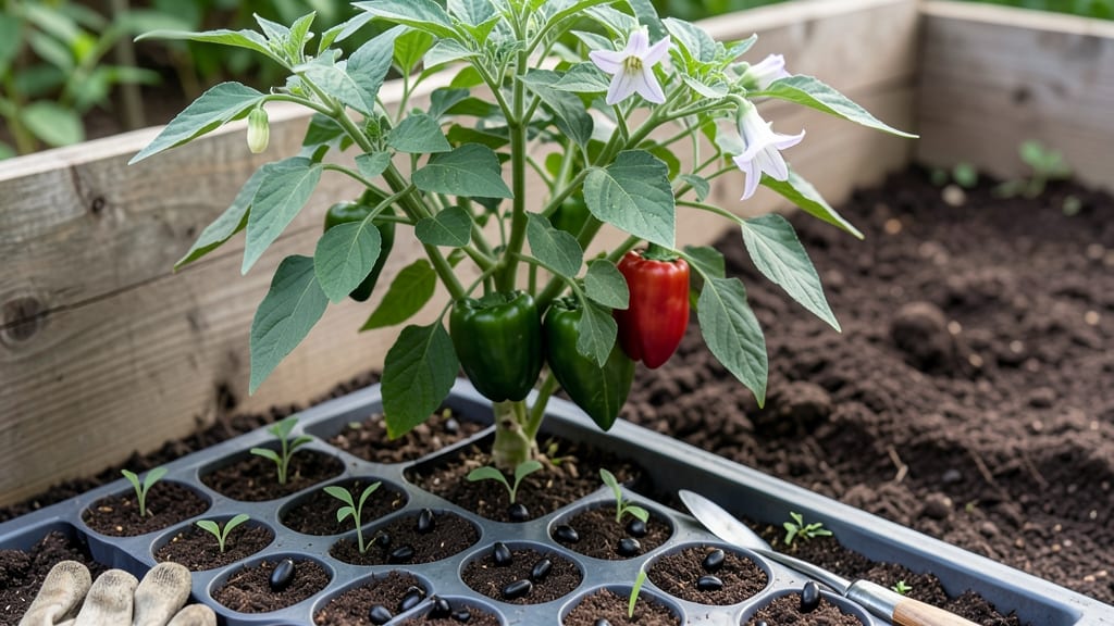 Bell Pepper Seeds In Grow A Garden: Frost-Free Planting Calendar for Bountiful Harvests