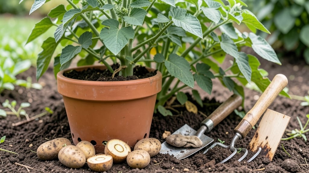 Planting Seed Potatoes in Containers: Compact Garden Hack for Bountiful Harvests