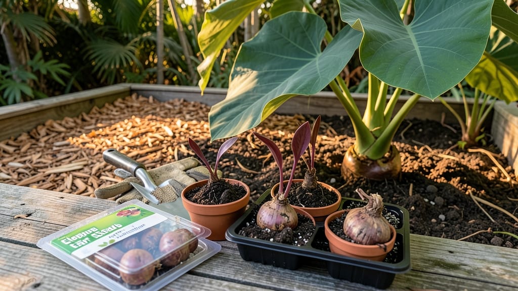 Elephant Ear Seed Grow a Garden: Giant Tropical Leaves in Your Garden This Year