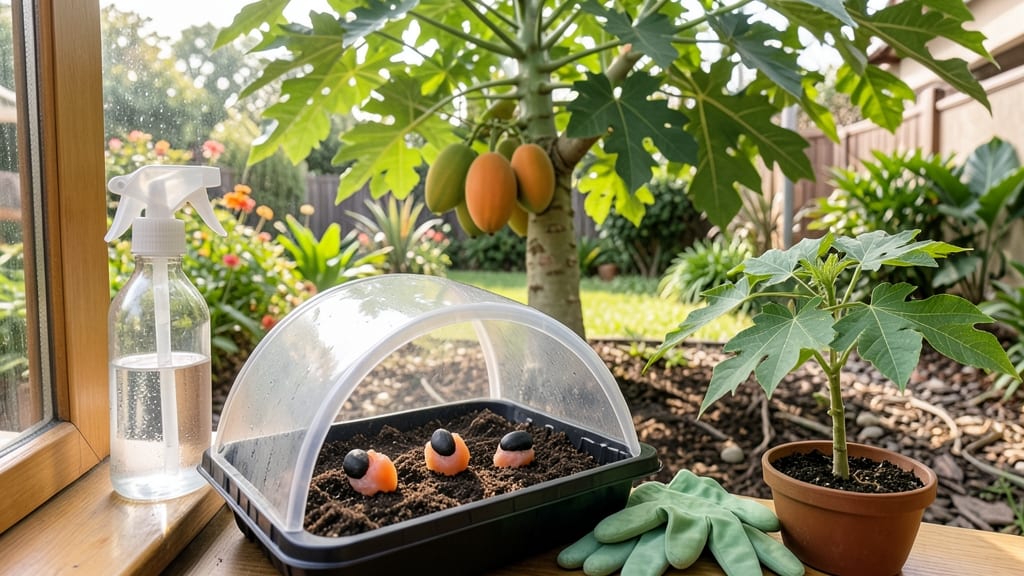 Papaya Seeds to Fruit: From Kitchen Scraps to Tropical Harvest