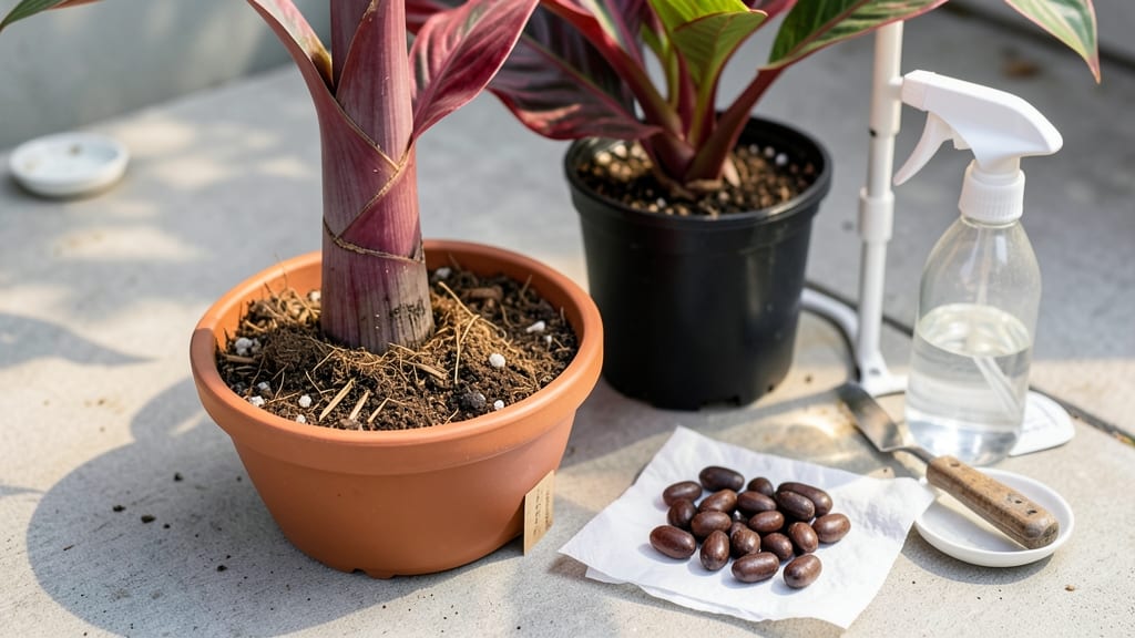 Blood Banana Seed Grow a Garden: Tropical Bloom Timeline From Seed to First Fruit